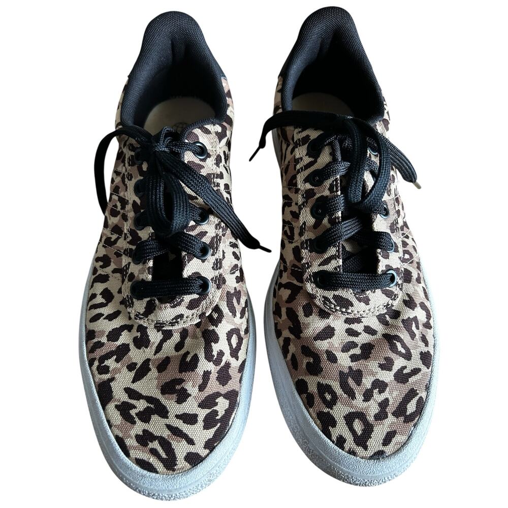 Adidas x FARM Rio Vulcraid3R Beige Leopard Women Skate Shoe GW9185 Size 9 1/2